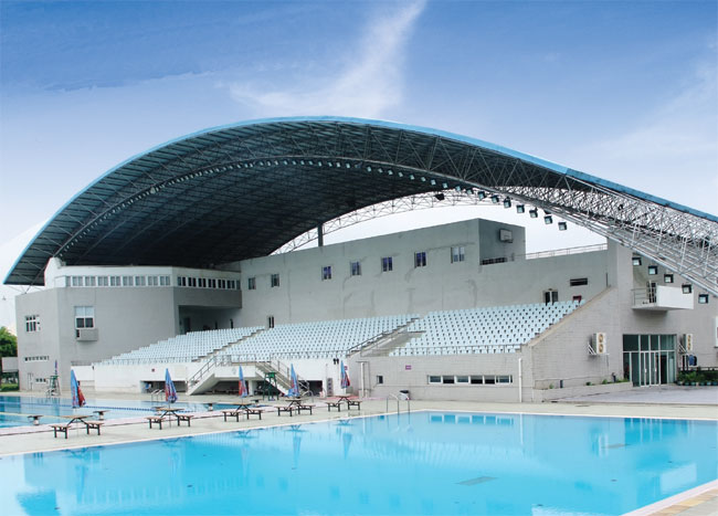 鞍山游泳馆网架