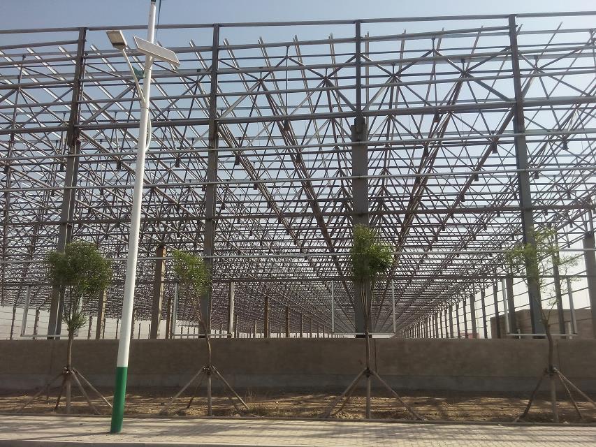 鞍山汽车工业厂房网架