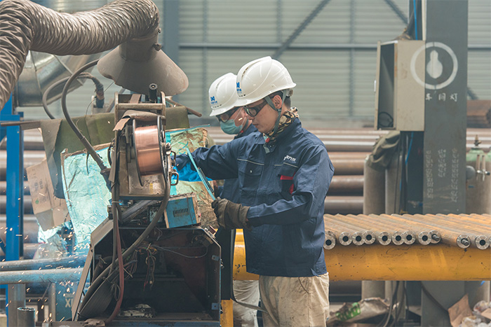 鞍山网架自动化焊接